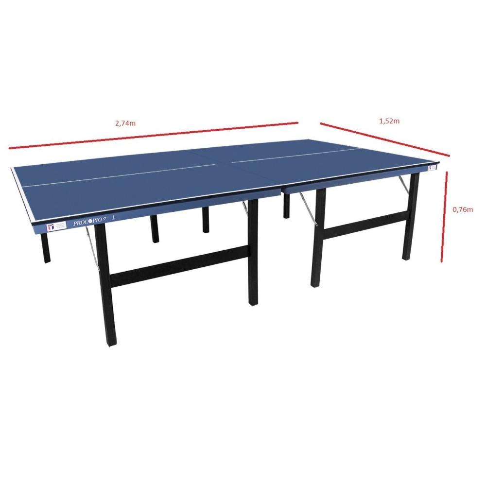 Mesa de Ping Pong / Tênis de Mesa Klopf - 15 mm - Azul