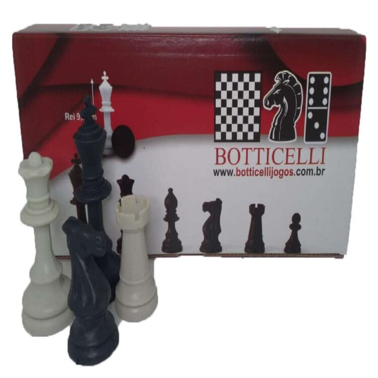 Pecas de xadrez plastico chumbo