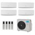 Ar Condicionado Multisplit Quad 54000 BTU(2x9000+12000+24000) Quente/Frio - Inverter - SPRINGER MIDEA - 220v - 42AGMA09M5 42AGMA12M5 42AGMA24M5 / 38MBP