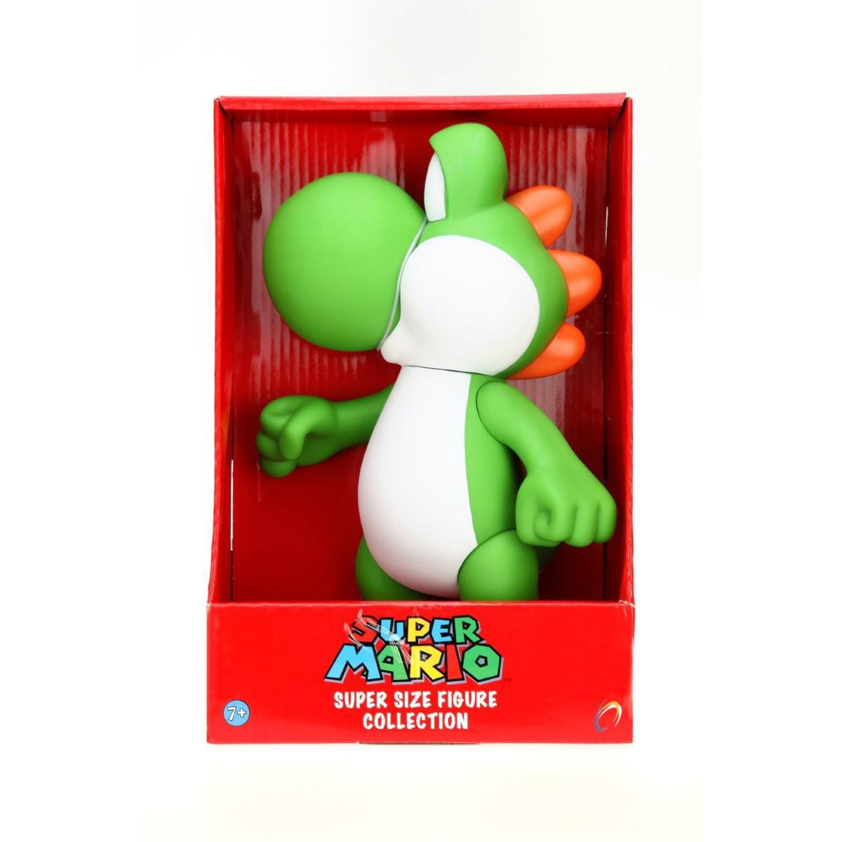 Boneco Yoshi 23cm Super Mario Bros Na Caixa