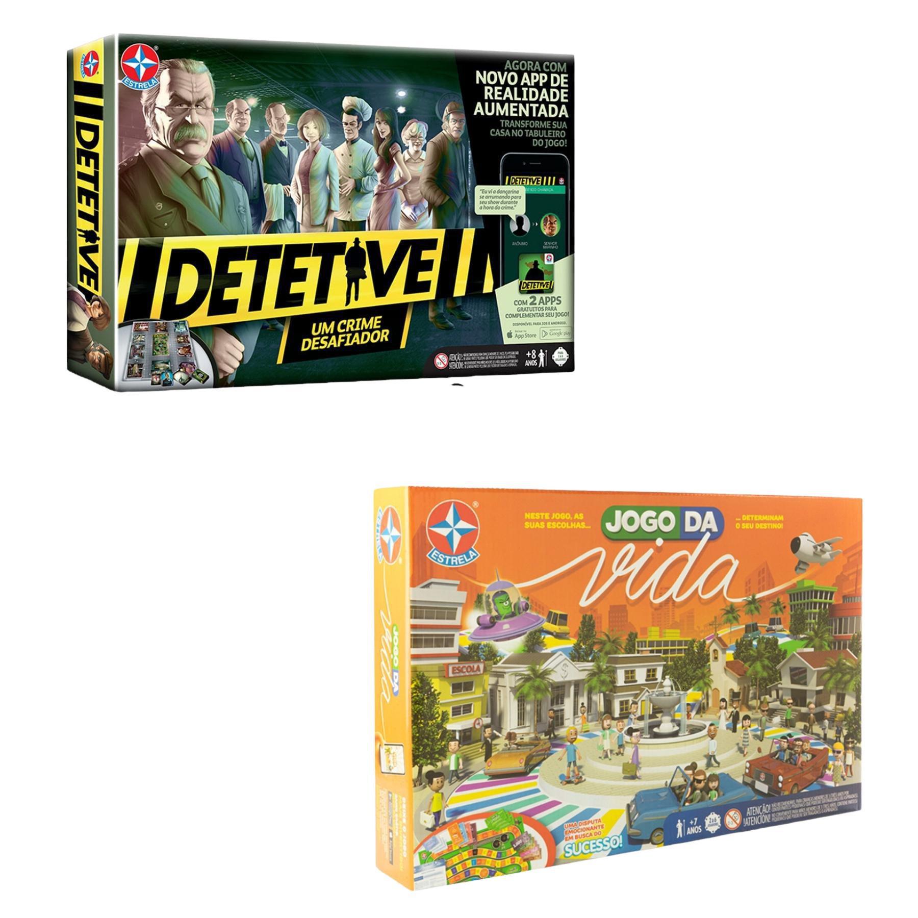 Kit Jogo Da Vida + Detetive Jo…