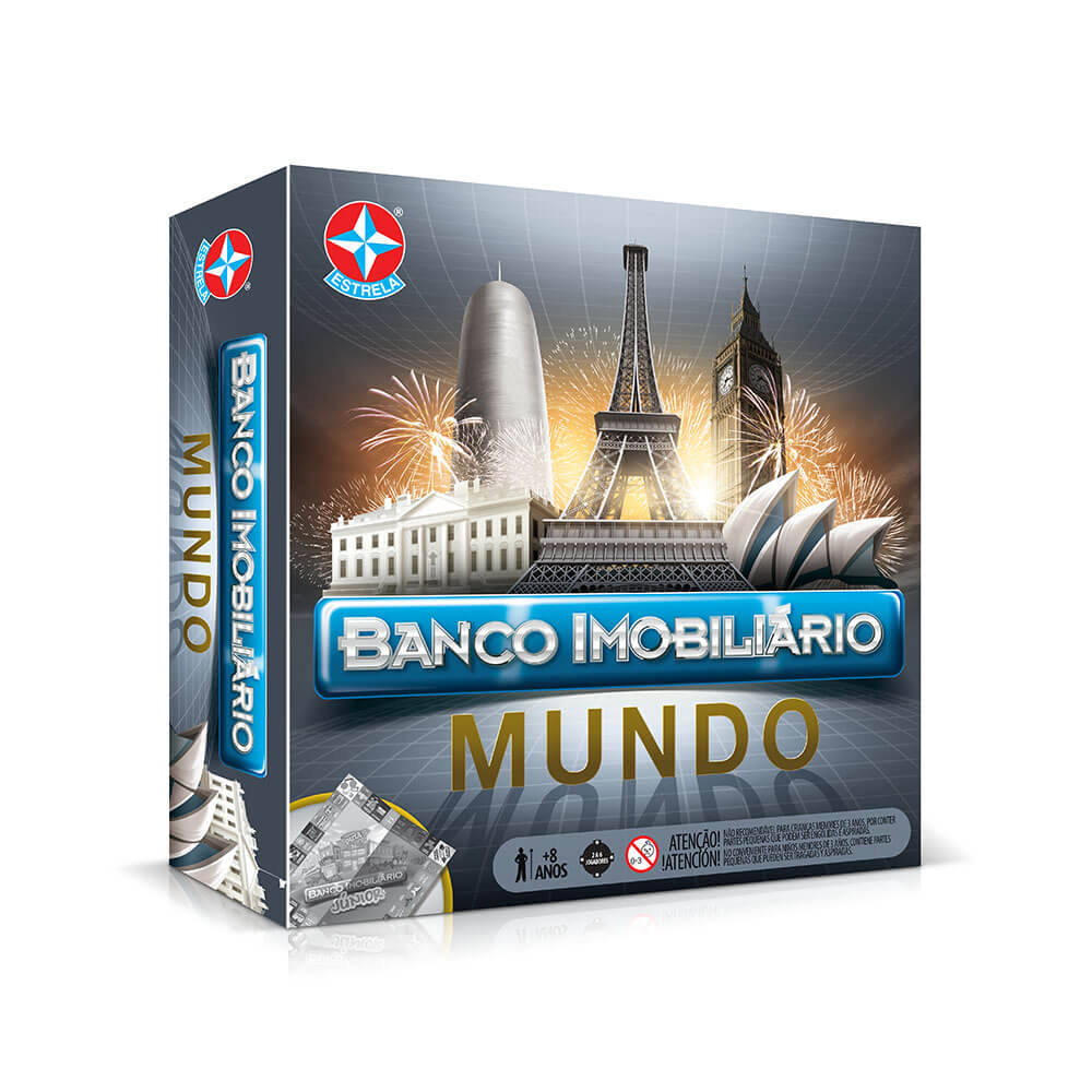 Jogo Banco Imobiliário Mundo -…