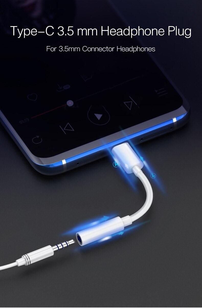 Adaptador Fone Ouvido Tipo C Para P3 Premium