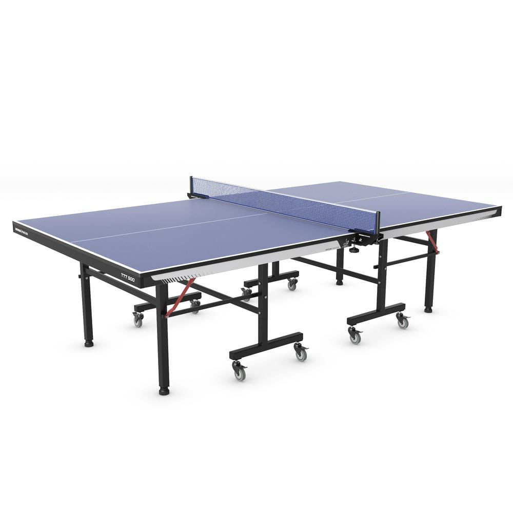 Mesa de Ping Pong / Tênis de Mesa Procopio Oficial Dobrável c/ Rodas - Azul